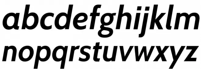 Cabin Bold Italic خط أحرف صغيرة
