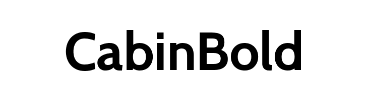 Cabin Bold  नि: शुल्क फ़ॉन्ट्स डाउनलोड