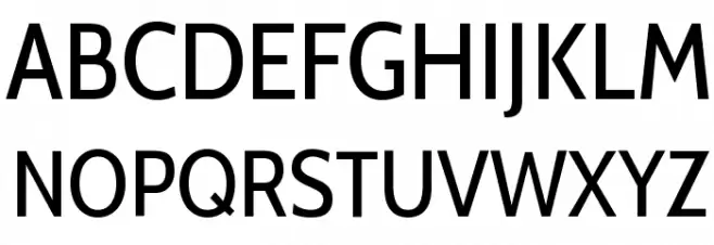 Cabin Condensed Polices MAJUSCULES