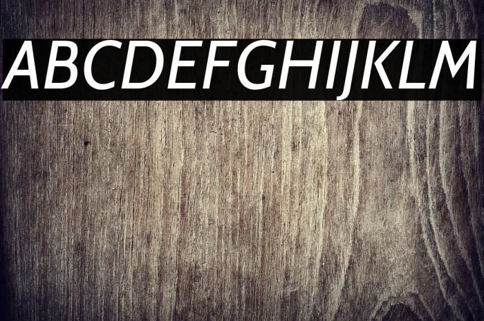 Cabin Italic Example 1