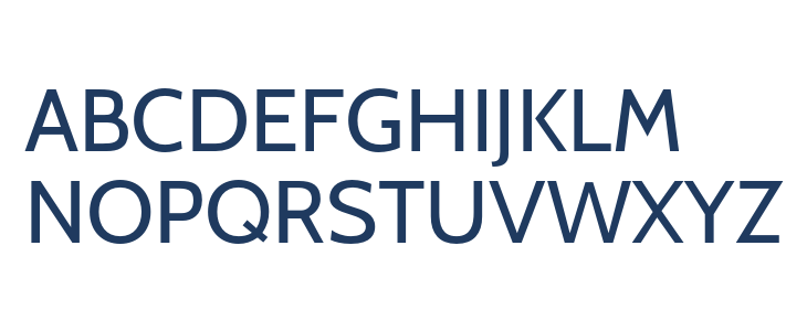 Cabin-Regular2 Uppercase