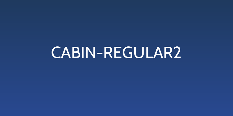 Cabin-Regular2 Social Header