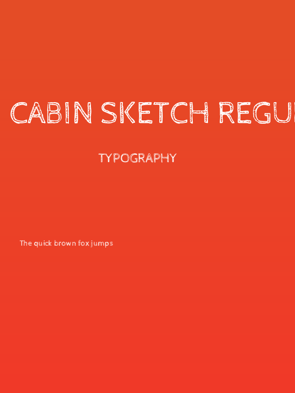 Cabin Sketch Regular Poster