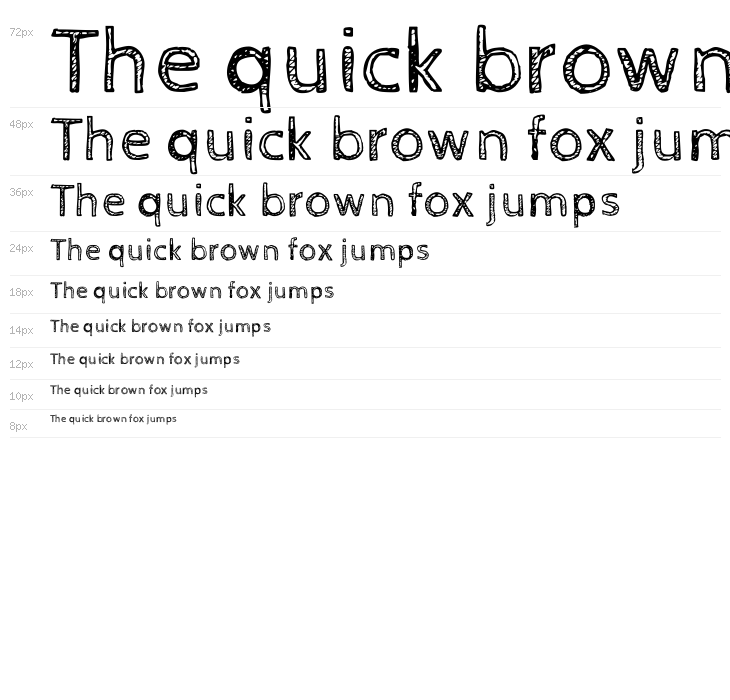 Cabin Sketch Regular Waterfall