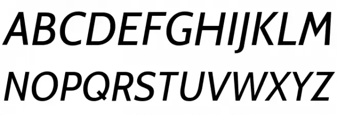 Cabin VF Beta Italic  