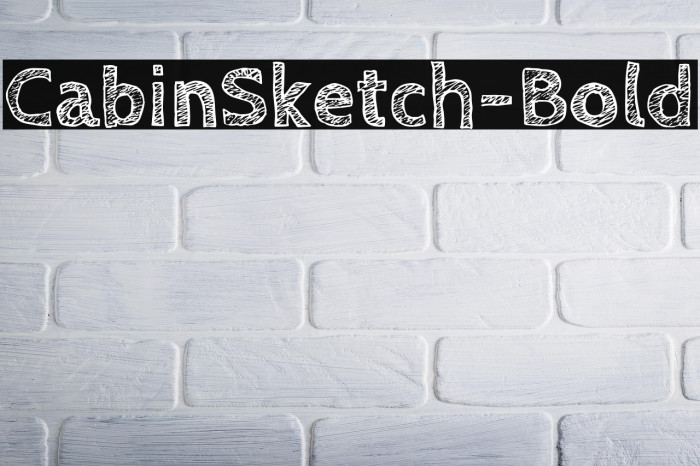 CabinSketch-Bold Example 3