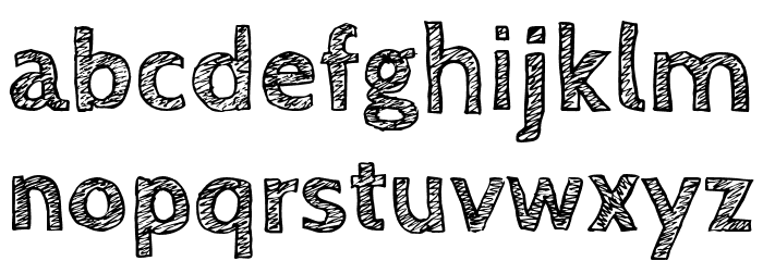 CabinSketch-Bold Font LOWERCASE