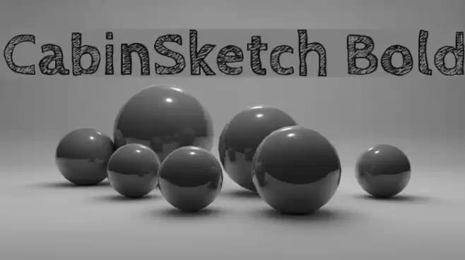 CabinSketch Bold Font examples
