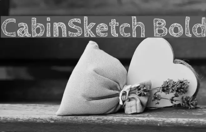 CabinSketch Bold Font examples