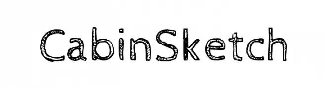 CabinSketch  नि: शुल्क फ़ॉन्ट्स डाउनलोड