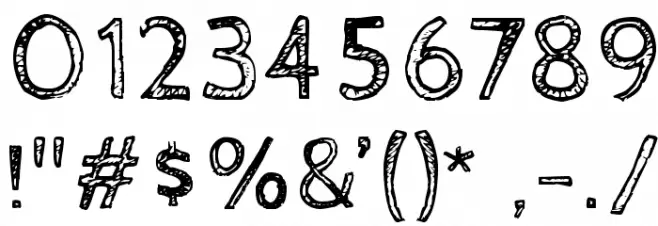 CabinSketch Font OTHER CHARS