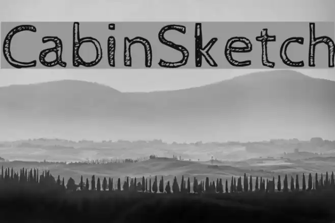 CabinSketch Font examples