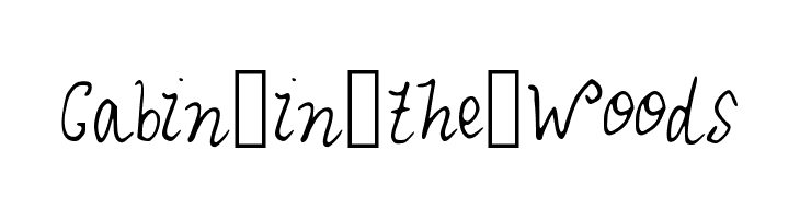 Cabin_in_the_Woods Font