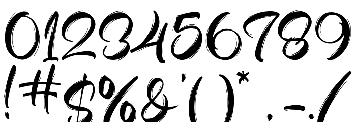 Cabinet of the Outlander Font OTHER CHARS