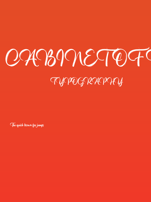 Cabinet of the Outlander Poster