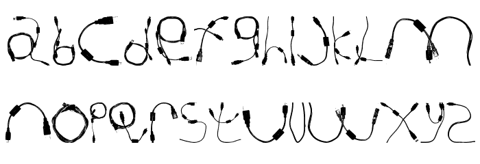 Cable Guy Font LOWERCASE