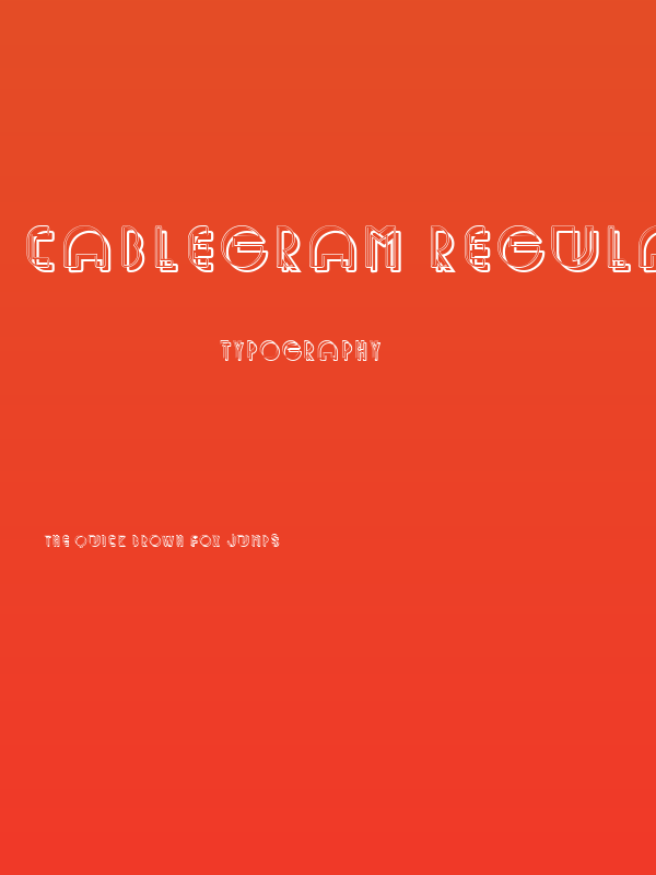 Cablegram Regular Poster