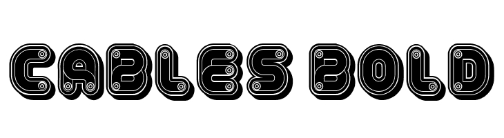 Cables Bold  免费字体下载