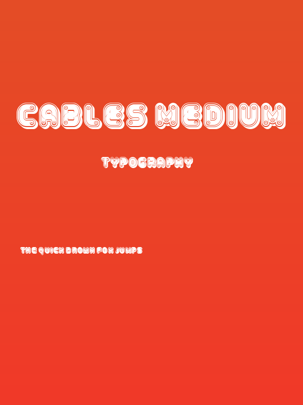 Cables Medium Poster