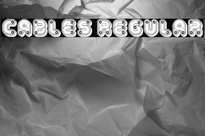 Cables Regular Example 3