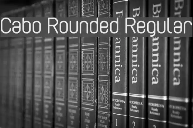 Cabo Rounded Regular Fonte examples