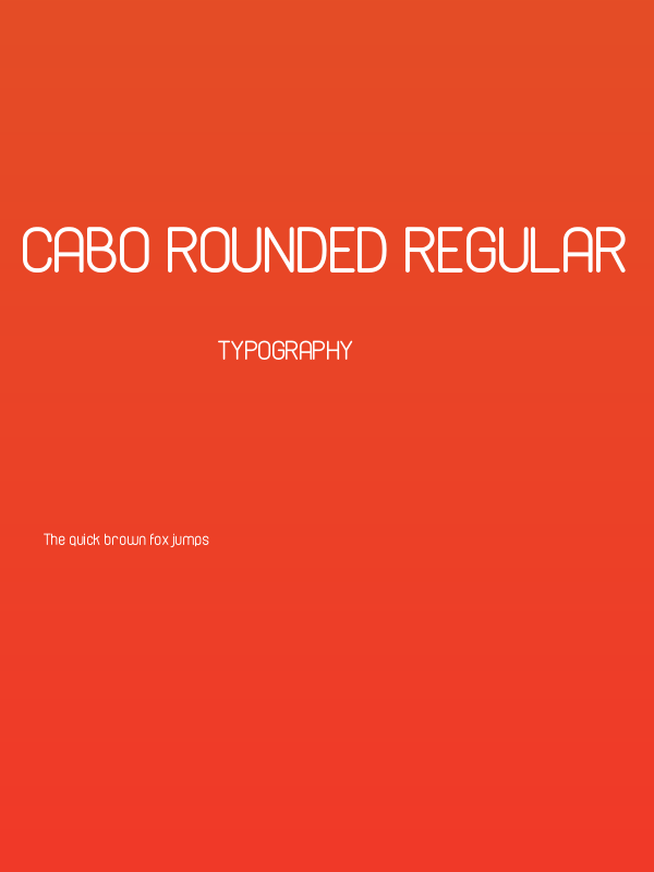 Cabo Rounded Regular Poster