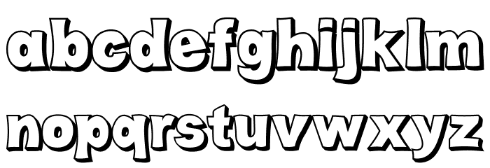 Cabold Comic Font LOWERCASE