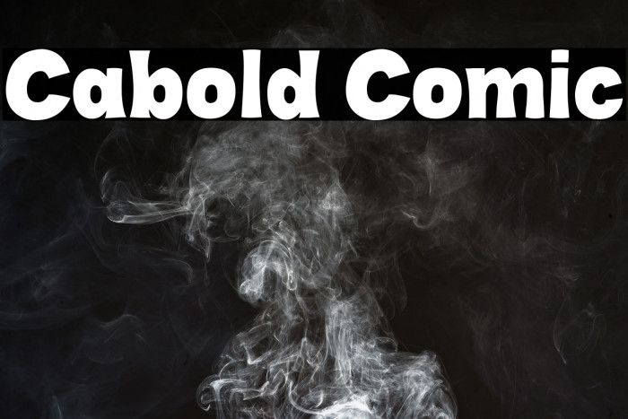 Cabold Comic Font examples