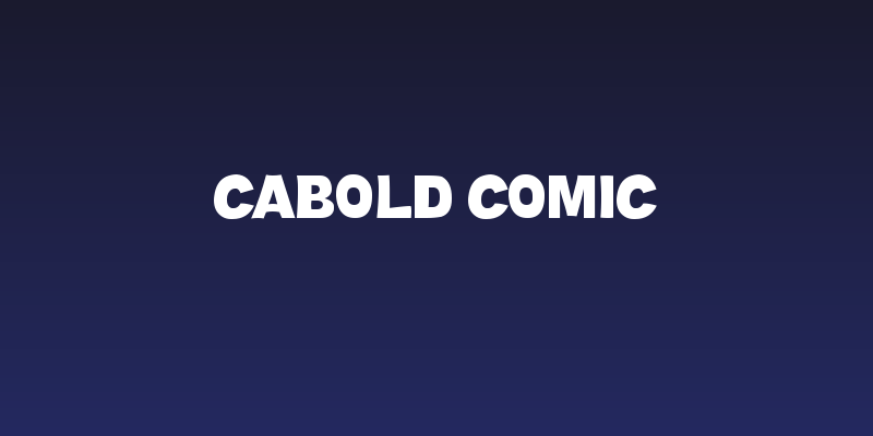 Cabold Comic Social Header