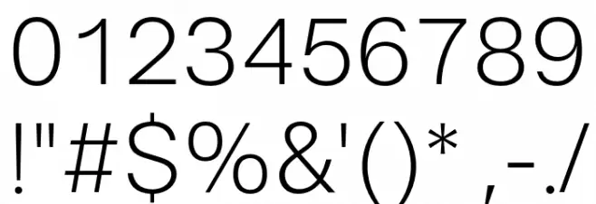 Cabrion-Light Font OTHER CHARS