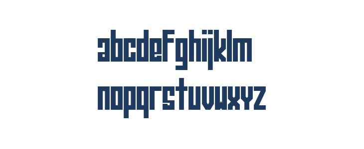 Cacao Retro Regular Lowercase