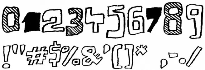 Cache Tampon Font OTHER CHARS