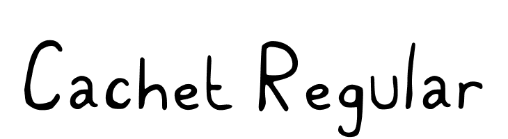 Cachet Regular  font caratteri gratis