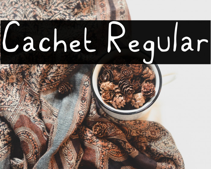 Cachet Regular Example 1