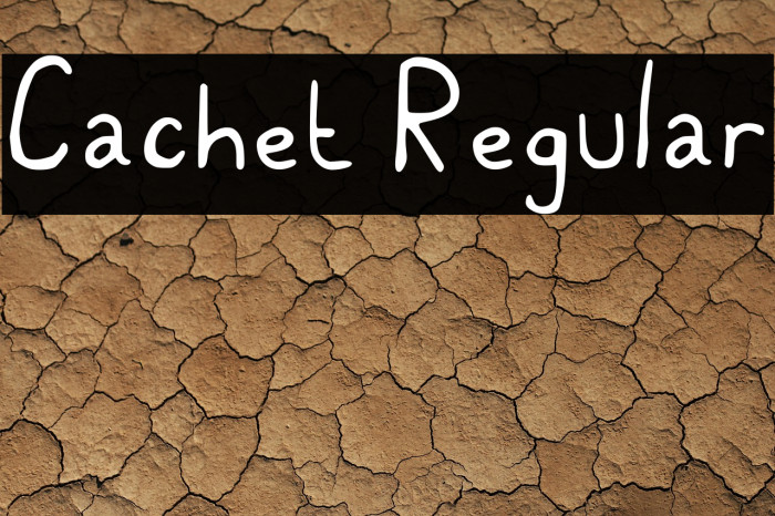 Cachet Regular Example 2