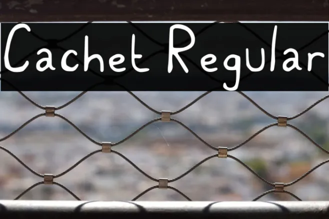 Cachet Regular Example 3