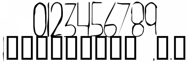 Cachex Thin フォント その他の文字