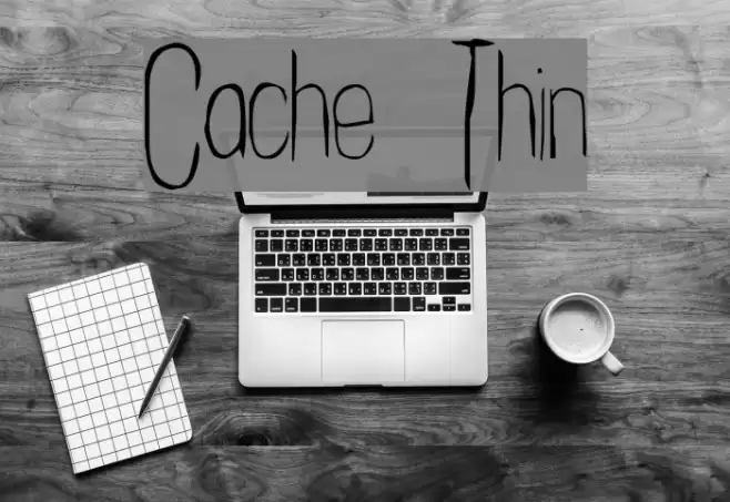 Cachex Thin フォント examples