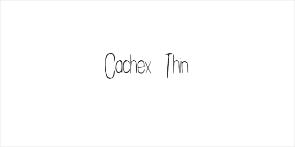 Cachex Thin Logo