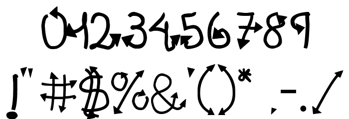 Cachuelin Letter Font OTHER CHARS