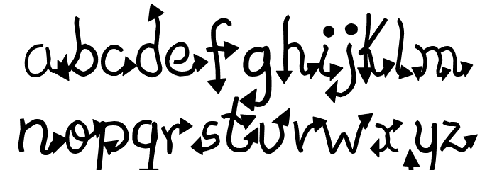 Cachuelin Letter Font LOWERCASE