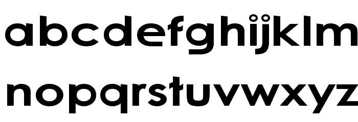 Cacophony Loud Font LOWERCASE