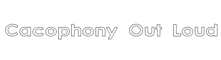 Антонио Болд шрифт. Cacophony logo. Слово какофония