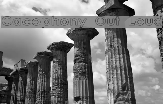 Cacophony Out Loud  examples