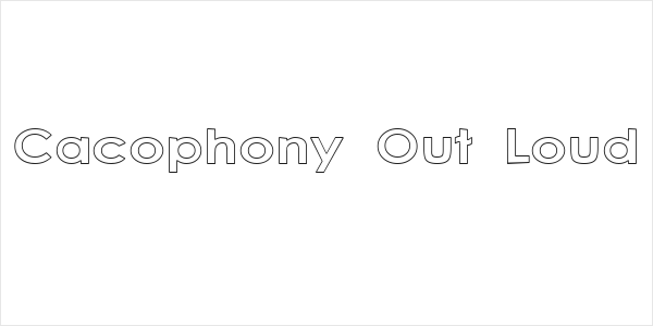Cacophony Out Loud Logo