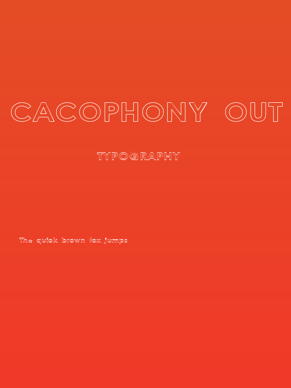 Cacophony Out Loud Poster