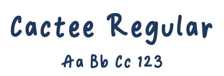 Cactee Regular Font Preview