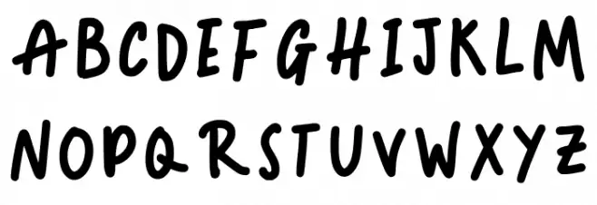 Cactee Regular Font UPPERCASE