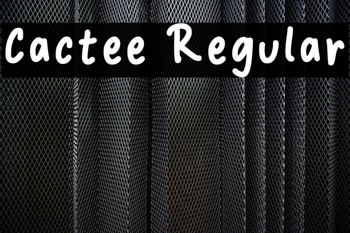Cactee Regular Example 1