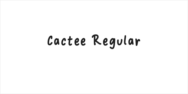 Cactee Regular Logo